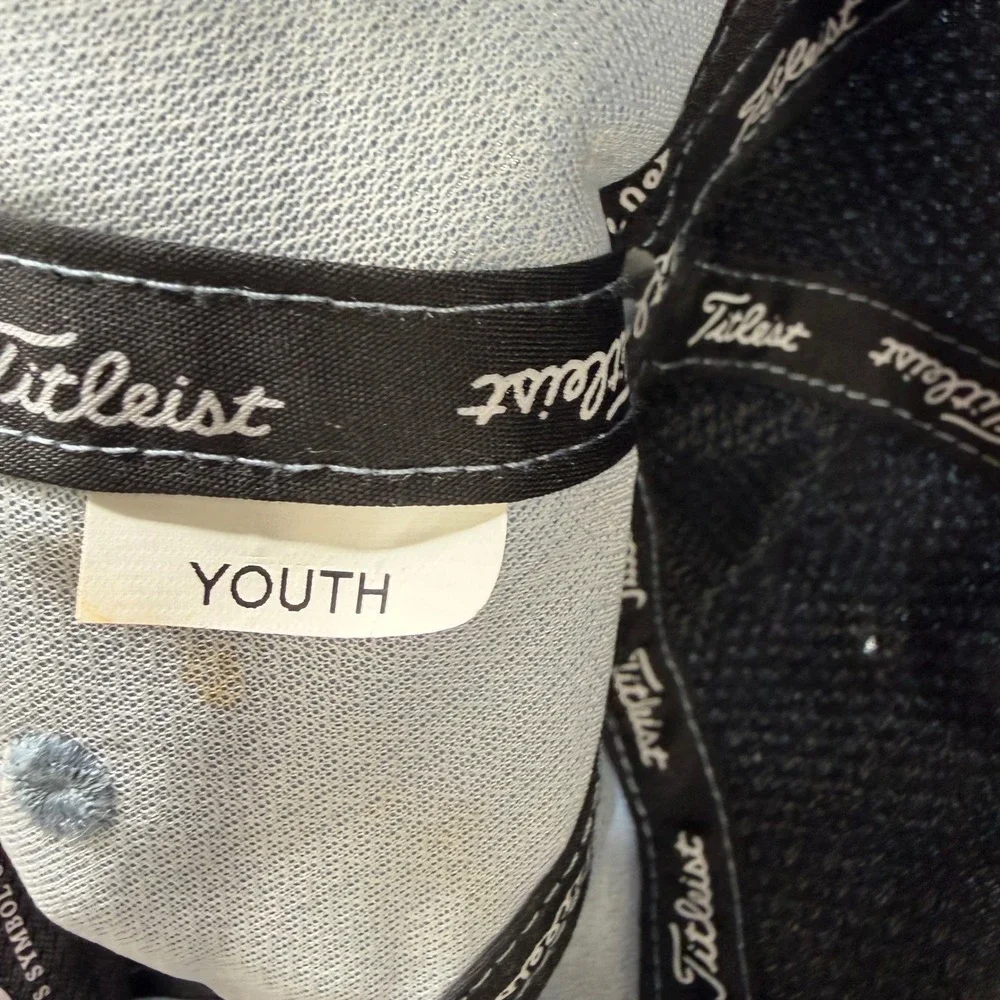 Titleist Youth Golf Hat Light Blue Pro V1 FootJoy Adjustable Performance Cap